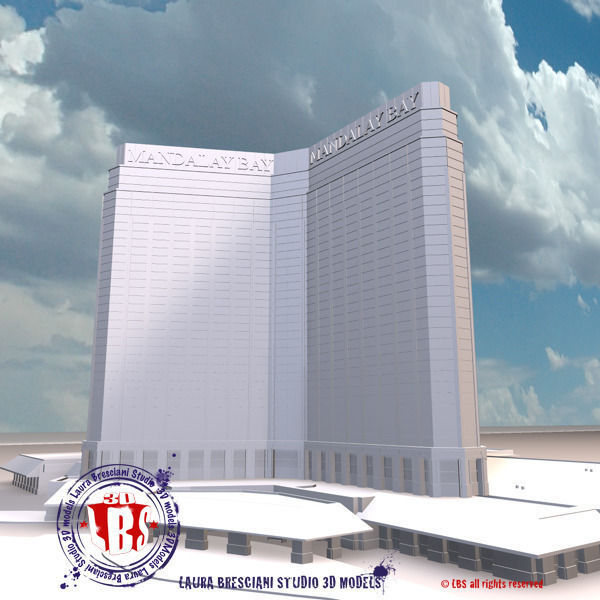 Las Vegas Mandalay Bay 3D model_5