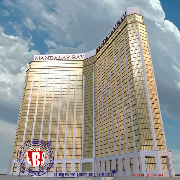 Las Vegas Mandalay Bay 3D model_4