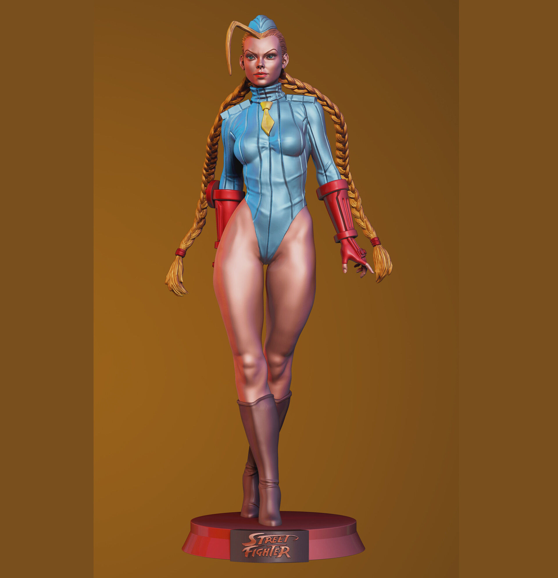 Cammy Lutador de rua 3D print model_2