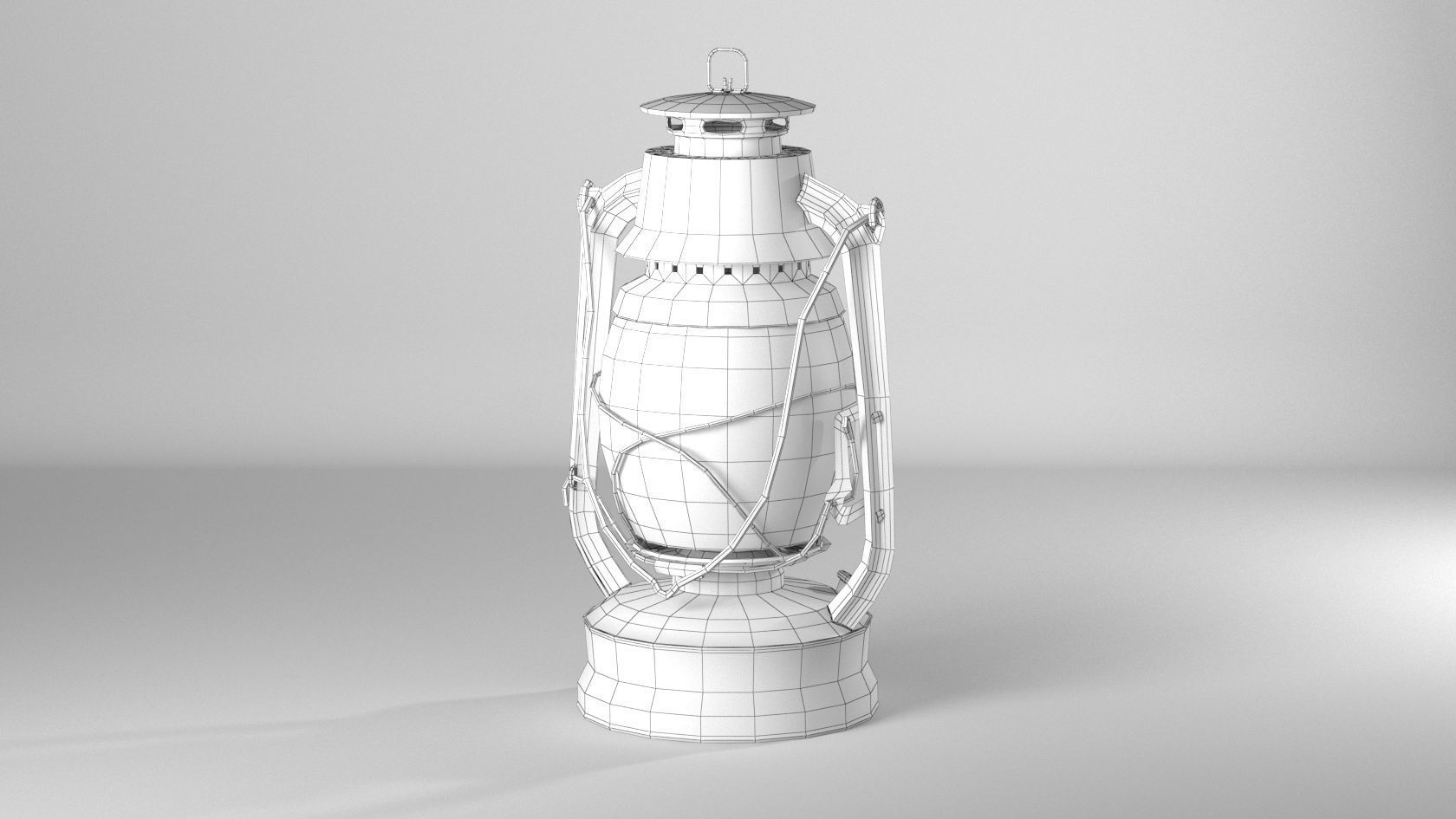 rusty lantern--personal use-- - PBR 3D model_10