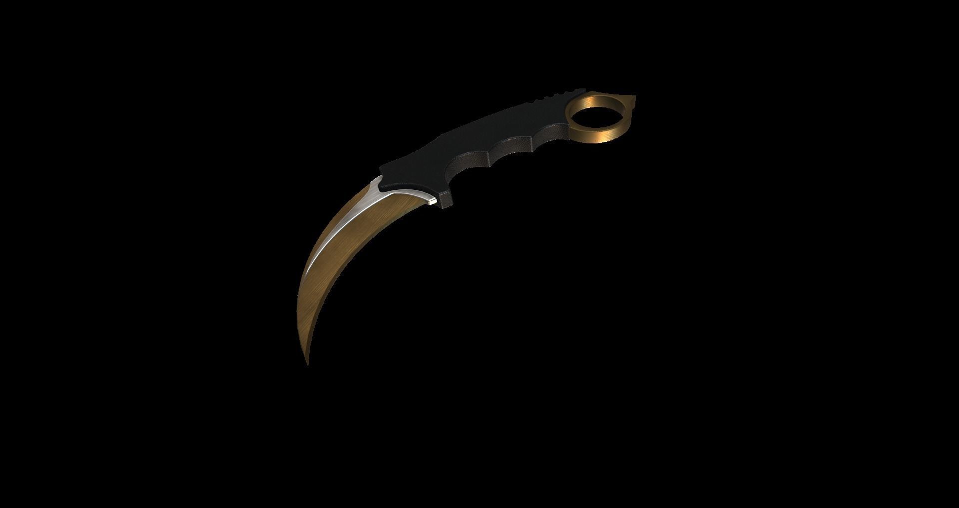 karambit knife Free 3D print model_6