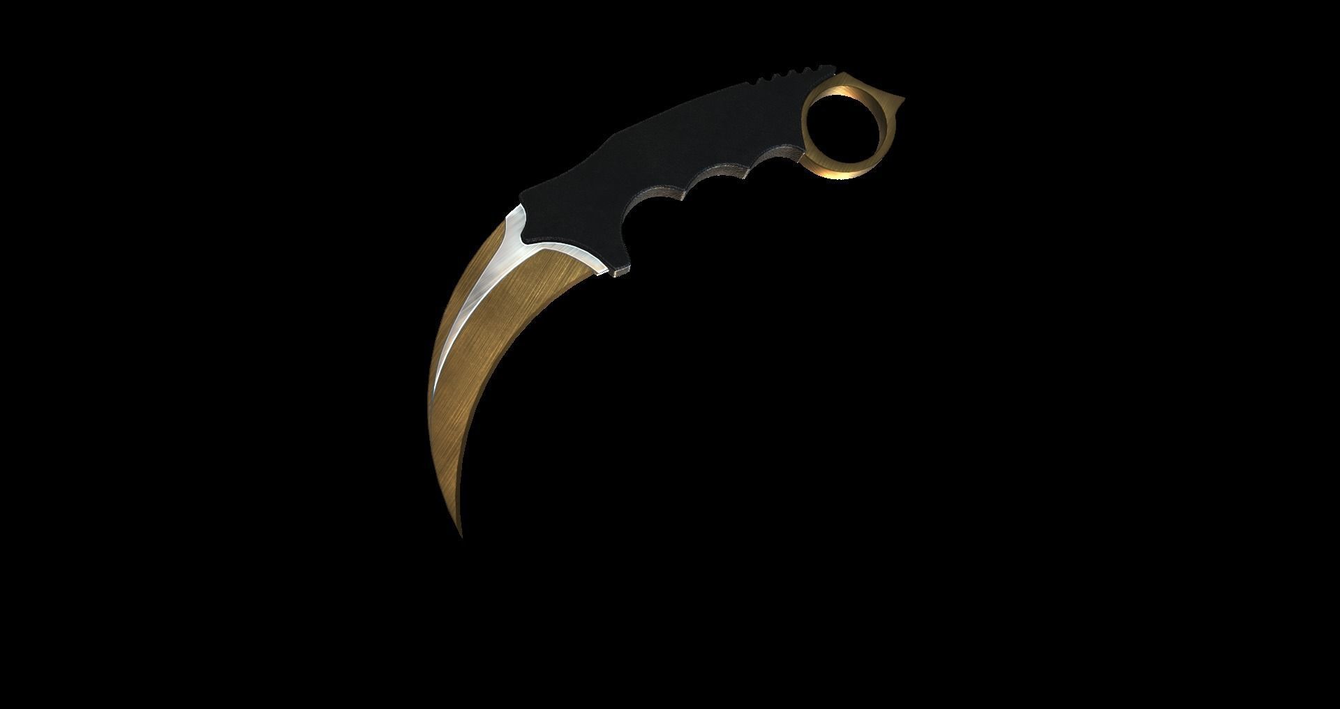 karambit knife Free 3D print model_5