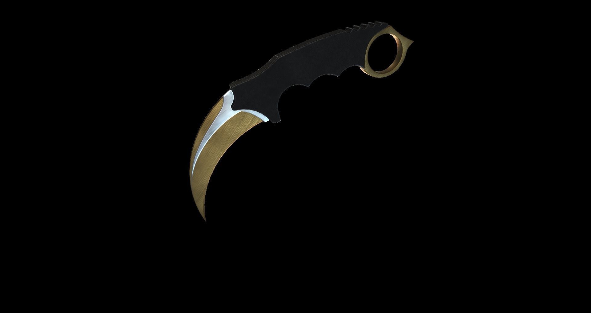 karambit knife Free 3D print model_4