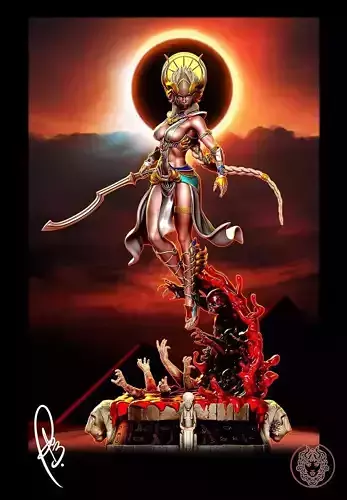 SEKHMET BY Creative Geek MB 3D print model