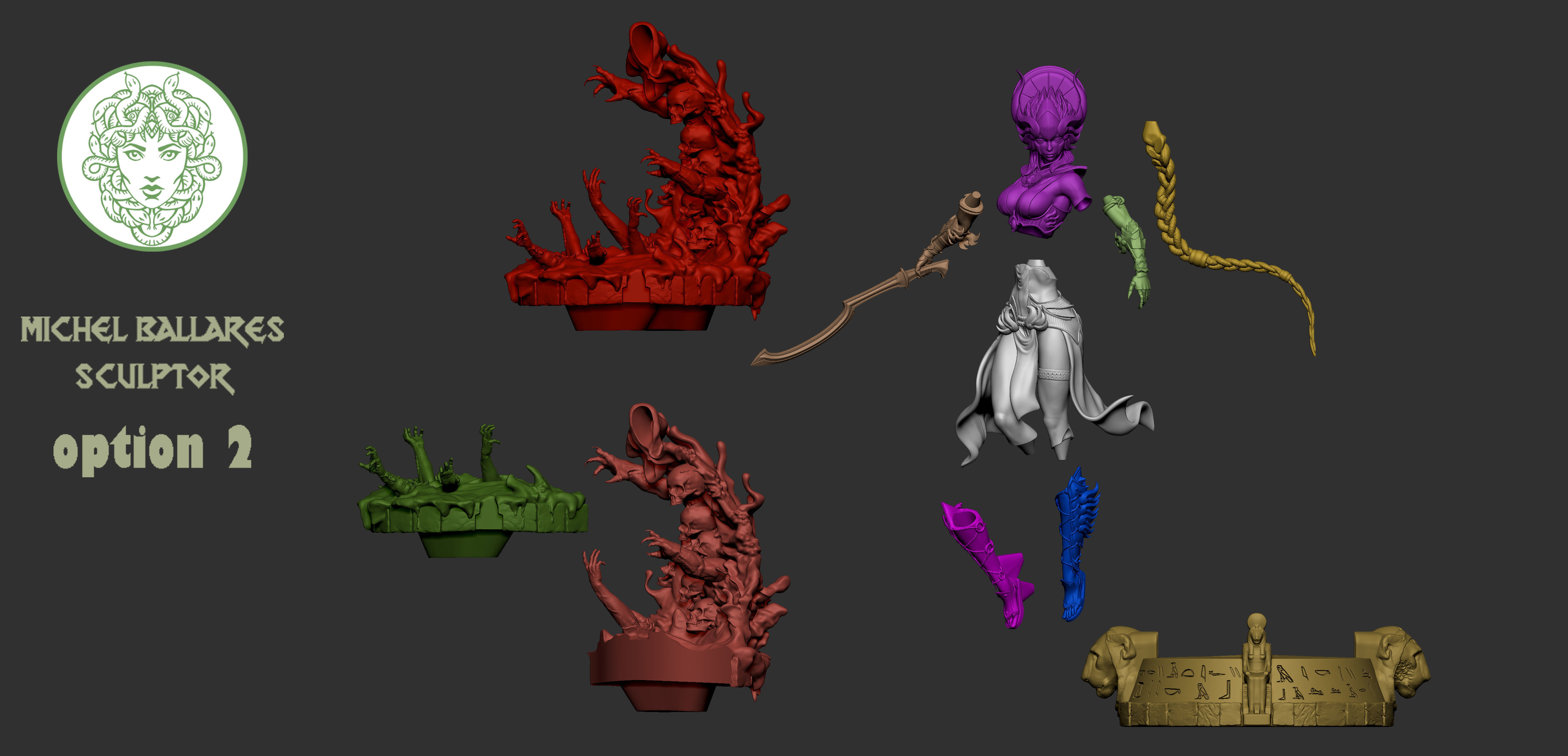 SEKHMET BY Creative Geek MB 3D print model_4