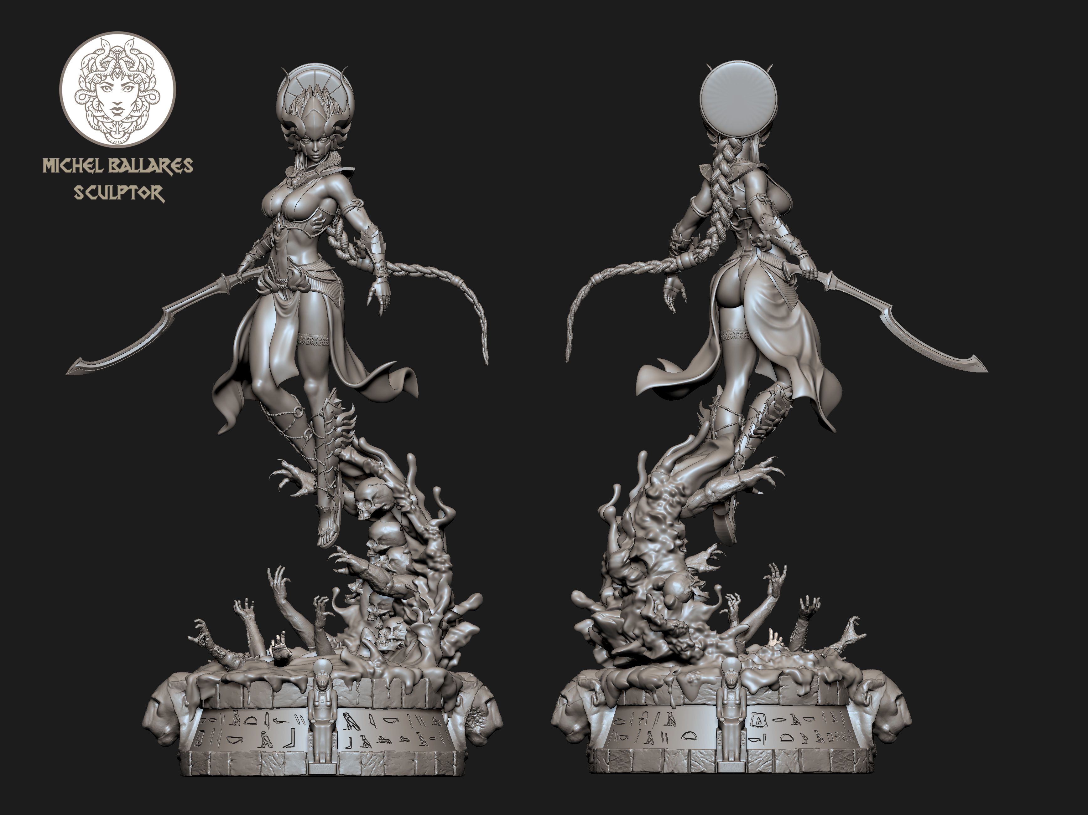 SEKHMET BY Creative Geek MB 3D print model_1