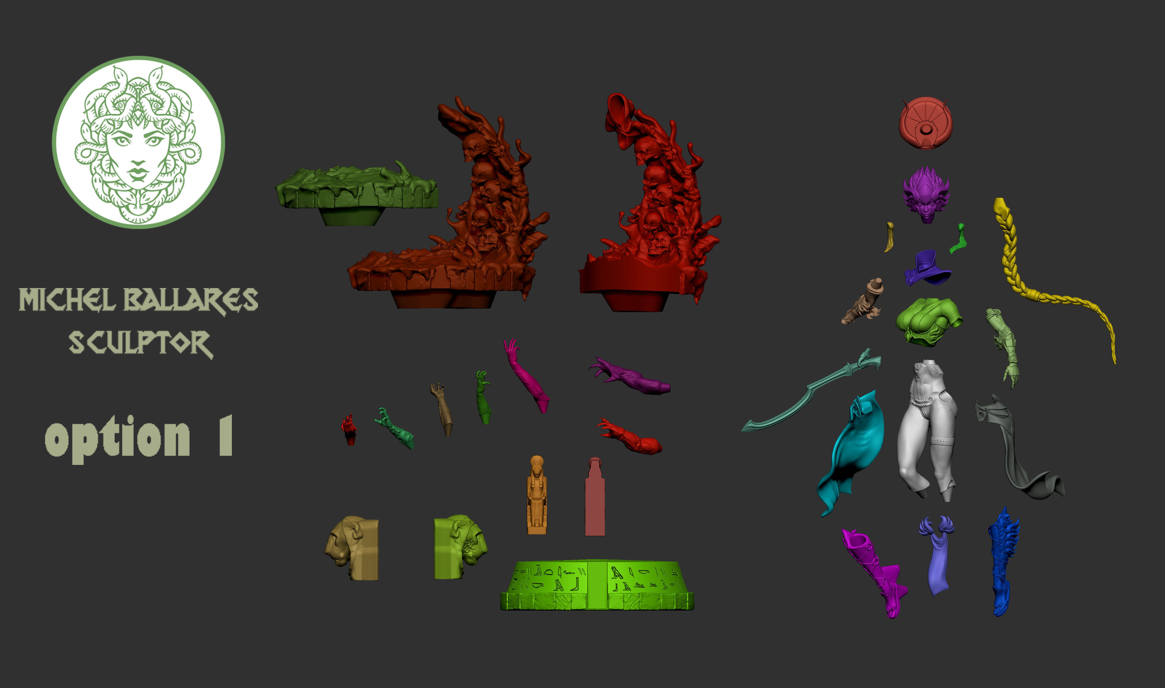 SEKHMET BY Creative Geek MB 3D print model_3