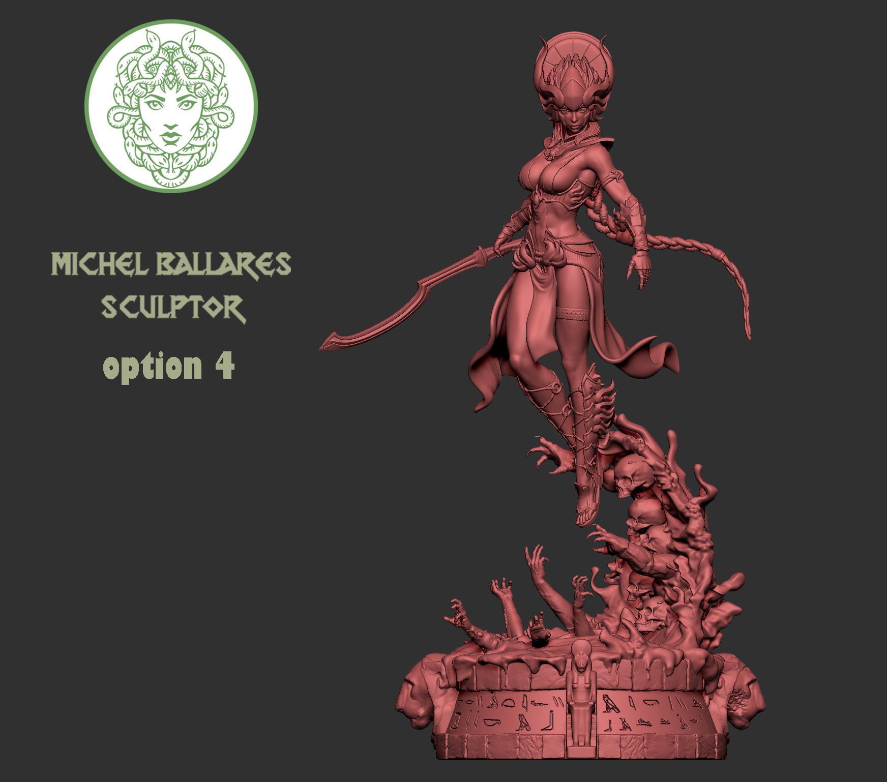 SEKHMET BY Creative Geek MB 3D print model_6