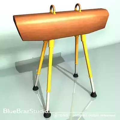 Gymnastics Pommel Horse 3D model