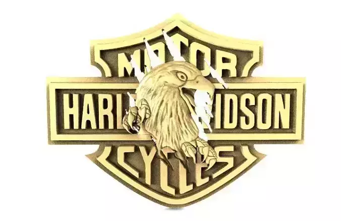 Harley-Davidson eagle 2 3D print model