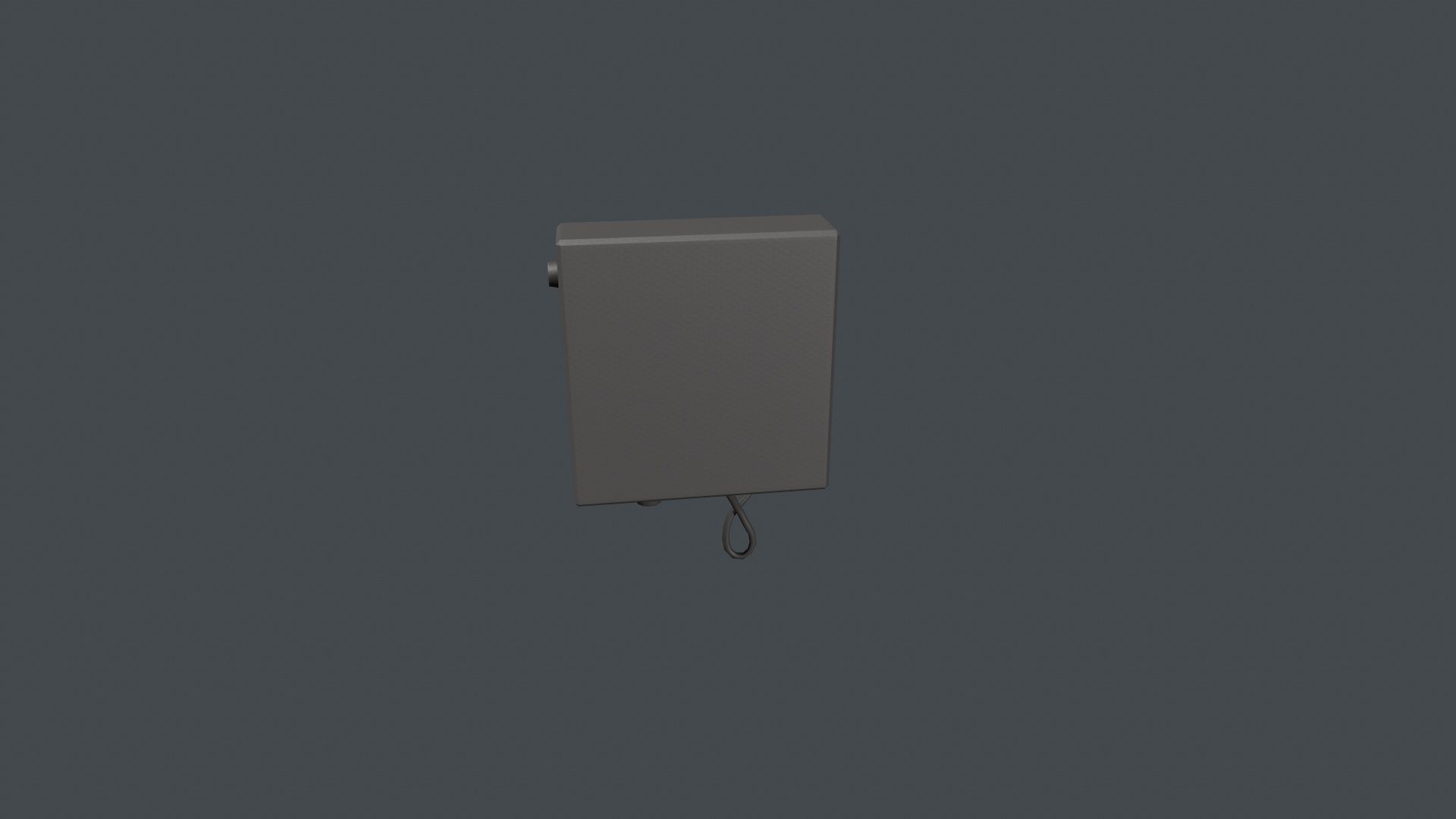 Wall Mounted Phone Low-poly 3D model_6