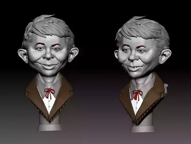 Alfred  Neuman Busto 3D print model