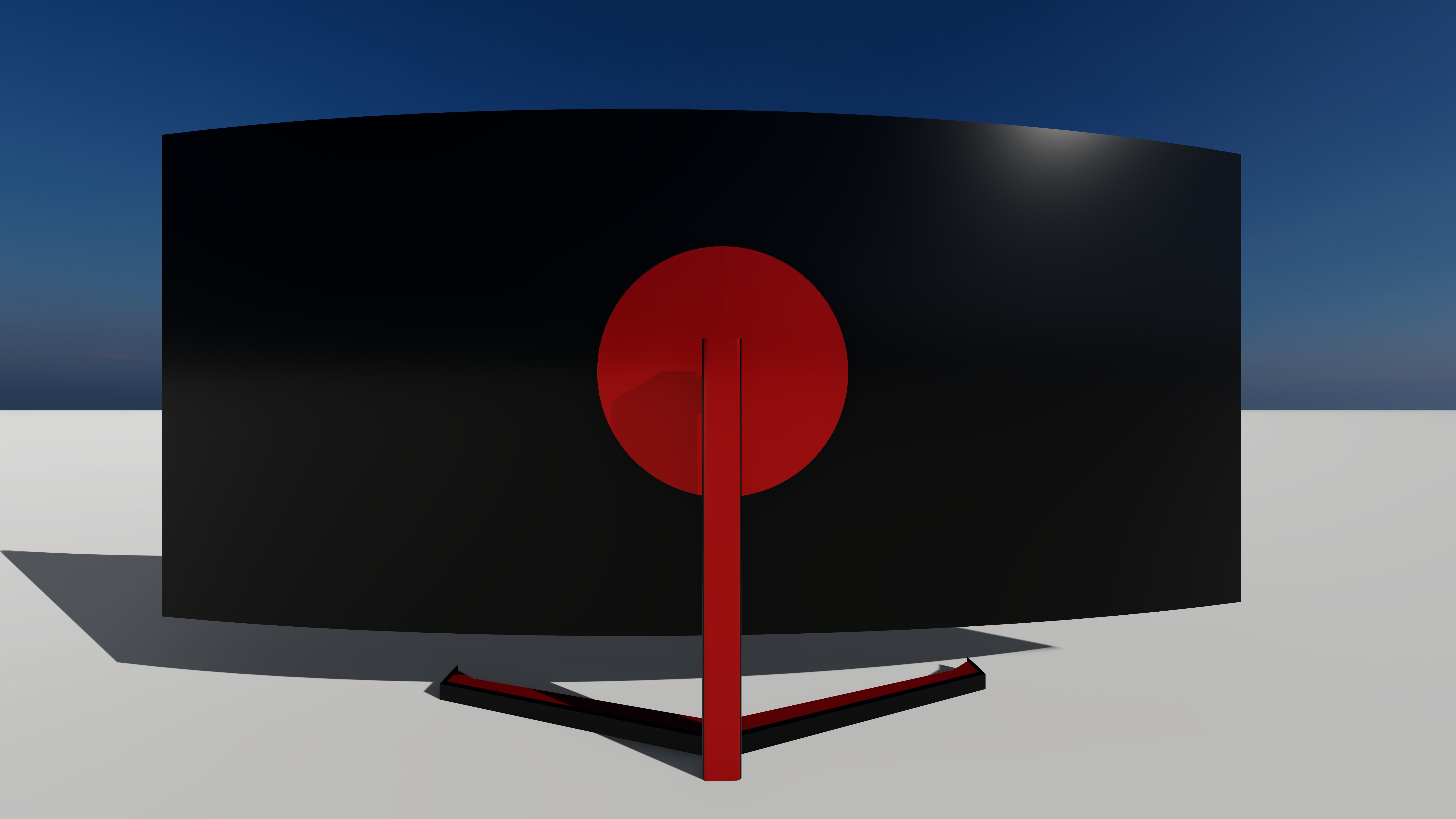 Gaming monitor  Low-poly 3D model_5