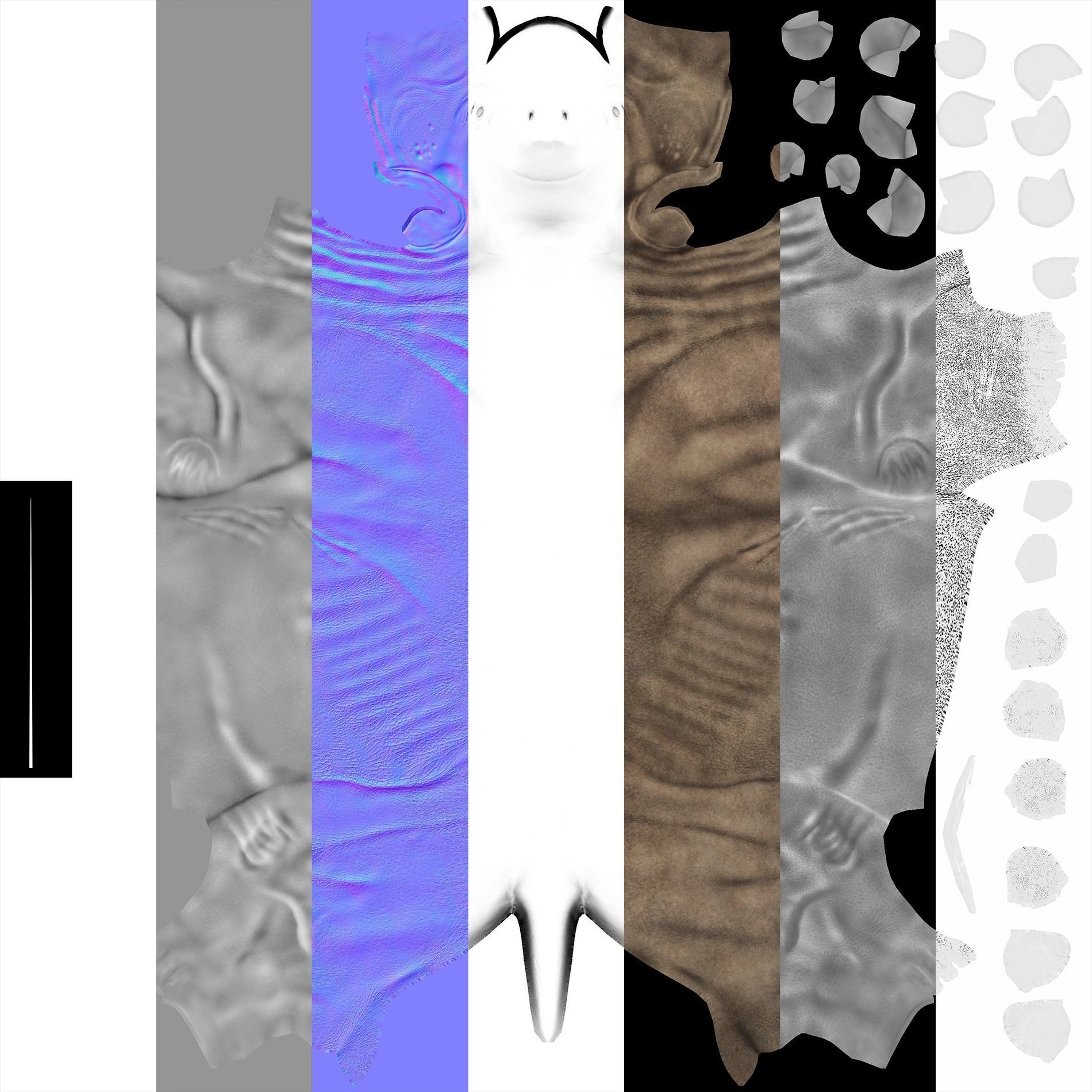 Embolotherium rhinoceros Low-poly 3D model_6