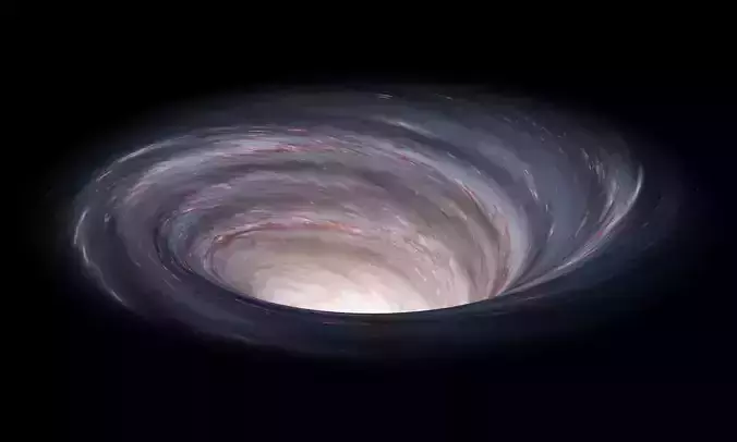Wormhole Black Hole Galaxy  3D model