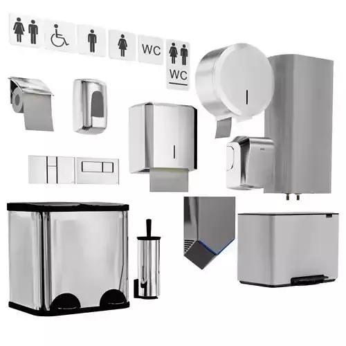 Bathroom collection stainless steel toilet roll holder