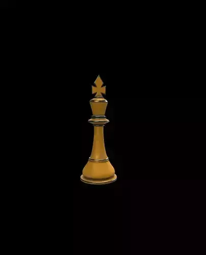 king golden chess piece