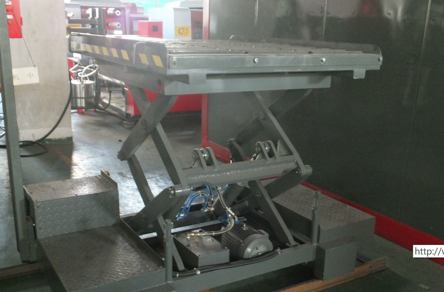 Scissor lifting platform machine Assembly 3D model_11