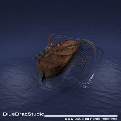 Leonardo Assault battleship 3D model_12