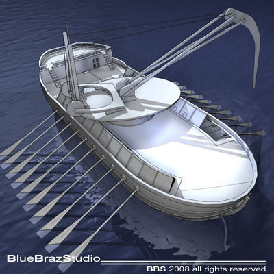 Leonardo Assault battleship 3D model_3