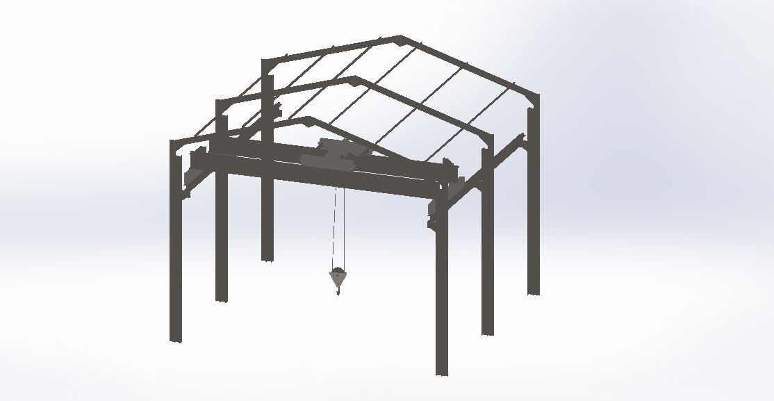 EOT Crane 3D model_1