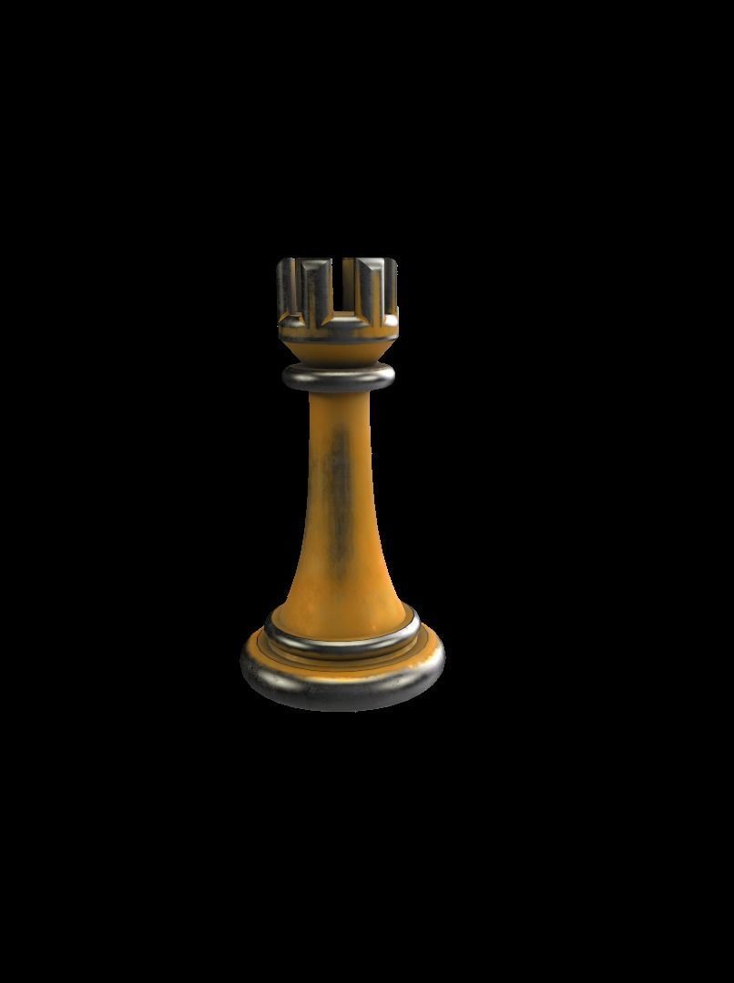 Tower chess piece Free 3D print model_1