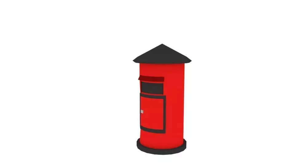 Post-box post box free VR / AR / low-poly 3D model | CGTrader