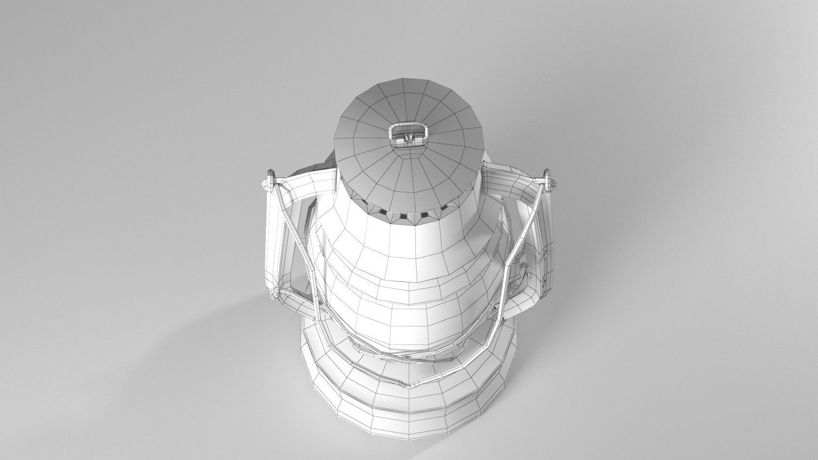  rusty lantern--Royalty free--  PBR Low-poly 3D model_8