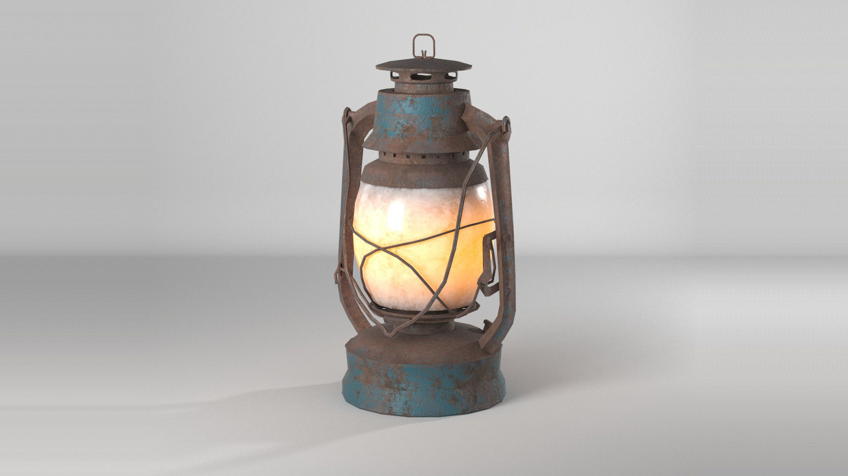  rusty lantern--Royalty free--  PBR Low-poly 3D model_3