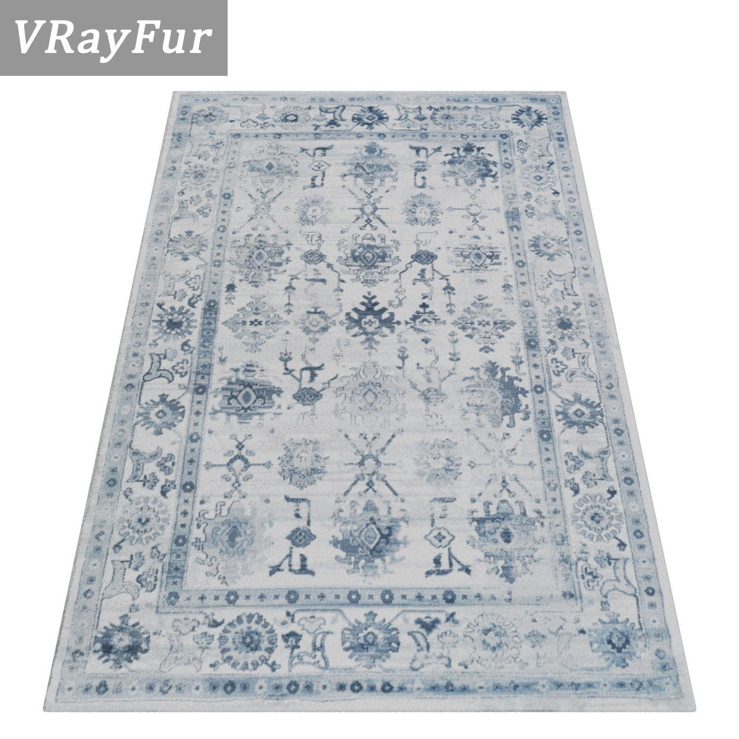 Rug Set 974 3D model_2