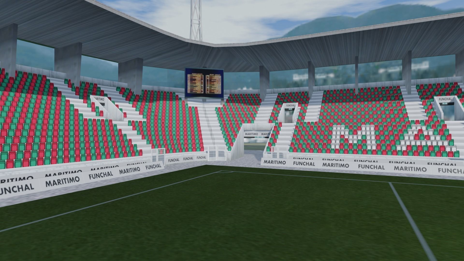 Estadio do Maritimo Funchal Portugal Low-poly 3D model_5