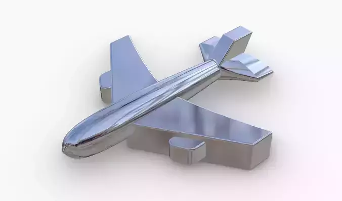 Airplane Model silver