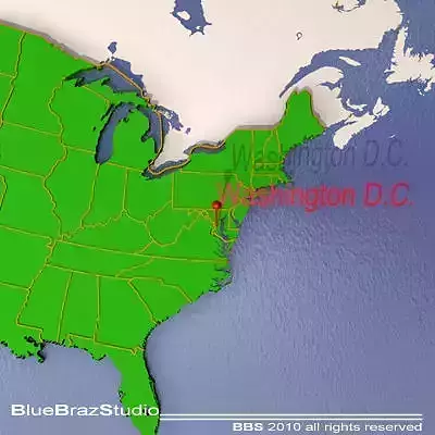 washington dc 3D model