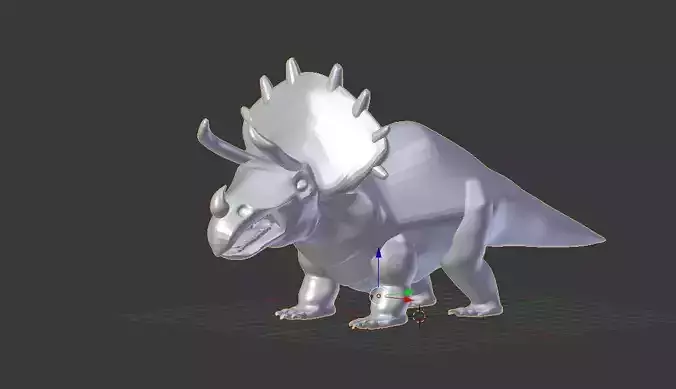 Triceratops - Dinosaur - Rigged