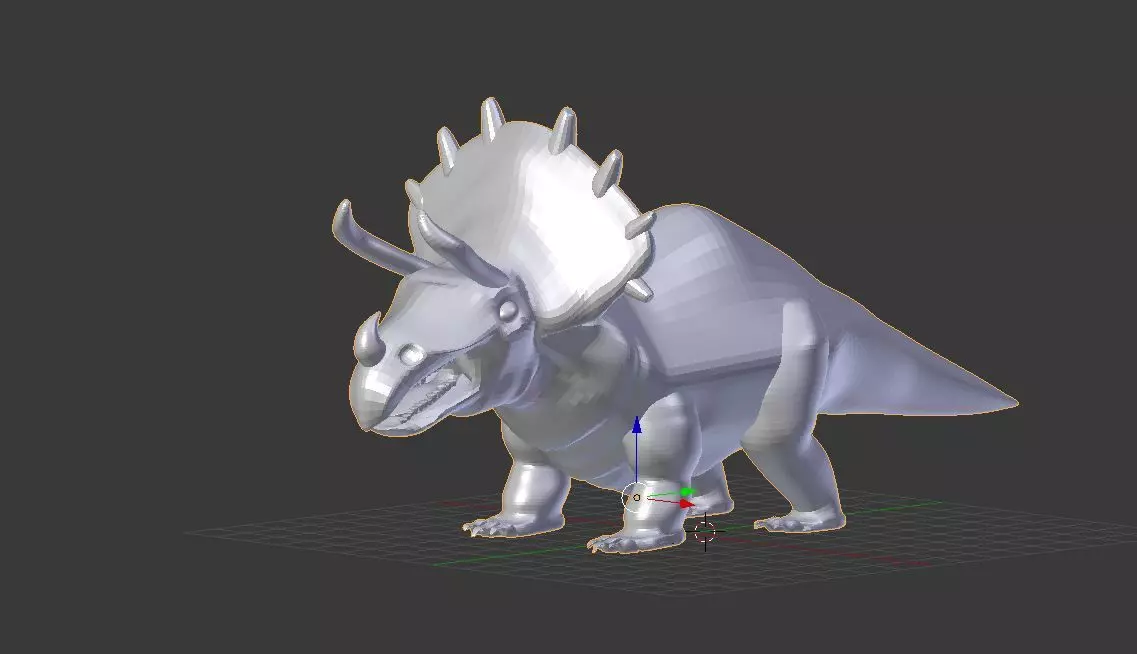Triceratops - Dinosaur - Rigged Free low-poly 3D model_0