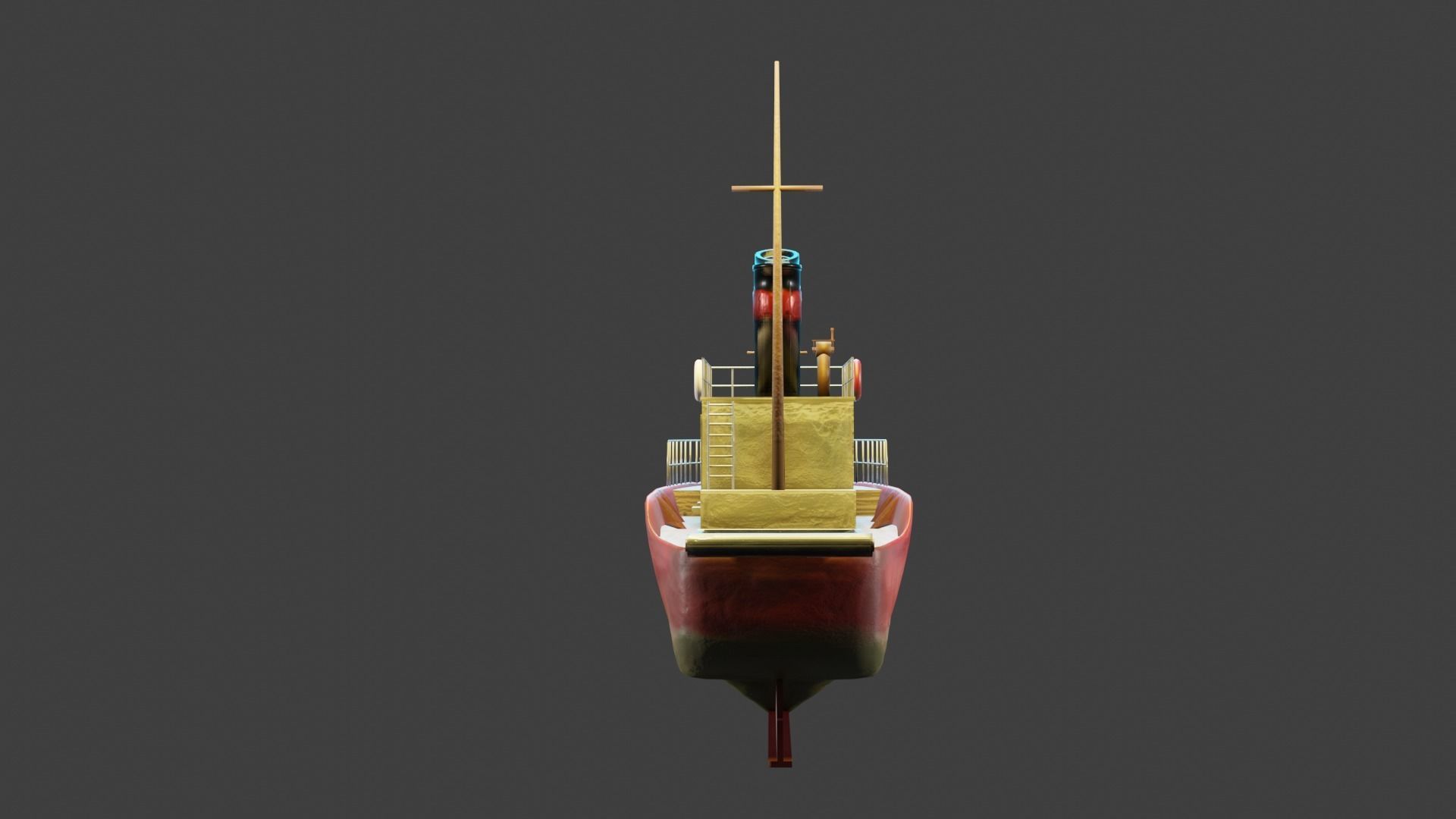 vessel boat 3D model_2