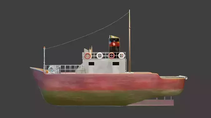 vessel boat 3D model