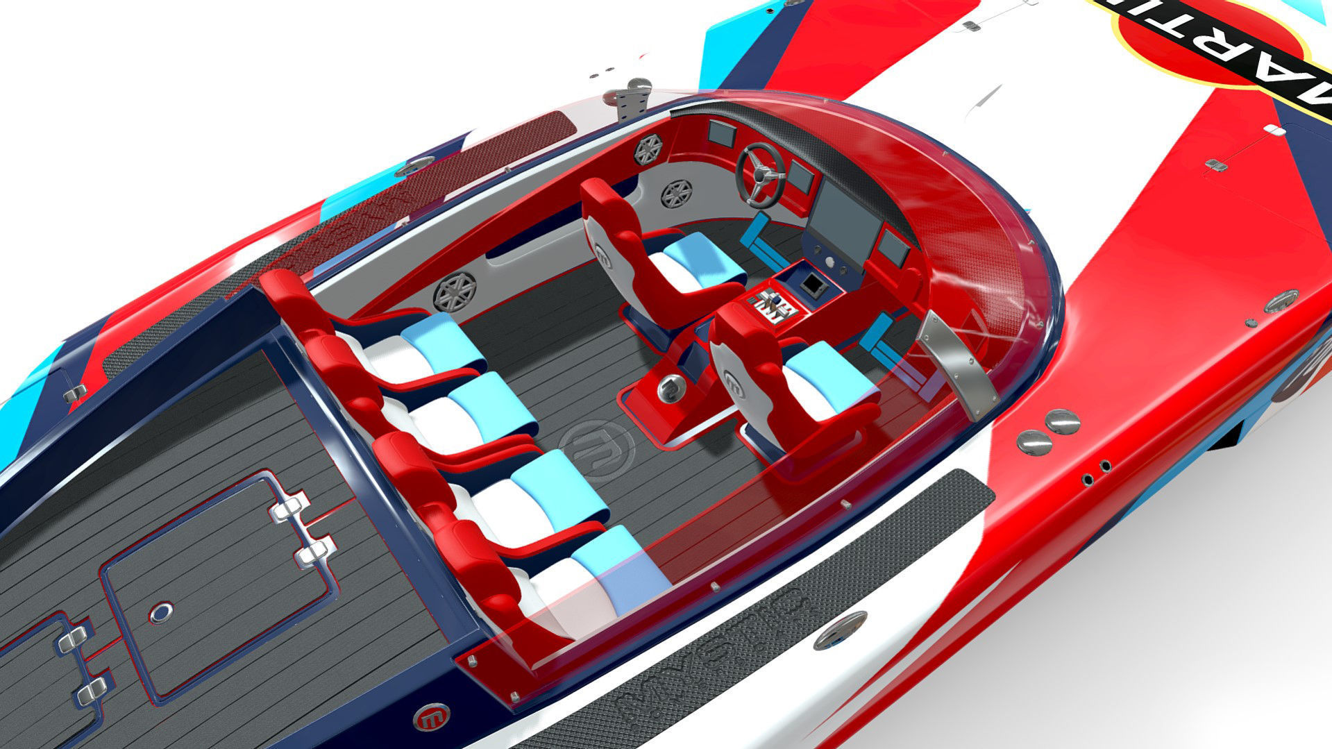  Powerboat  MARTINI  3D model_4