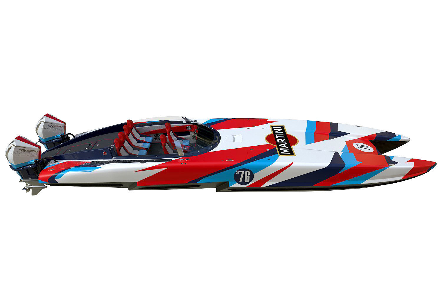  Powerboat  MARTINI  3D model_2