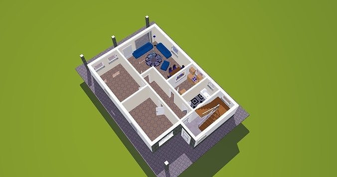 House 22 3D print model