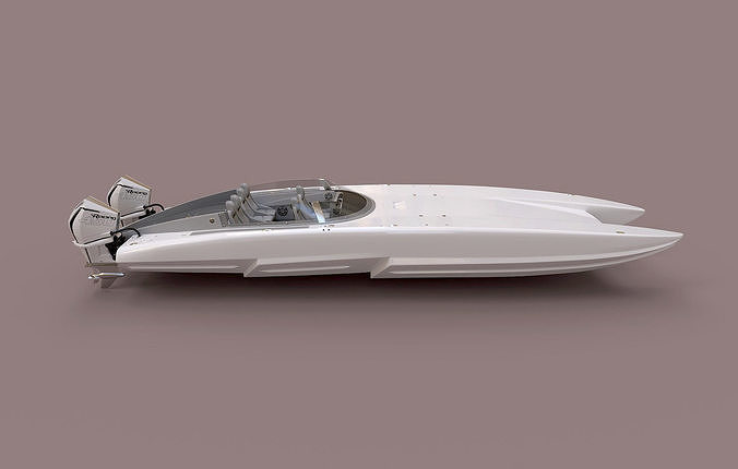 Powerboat   white