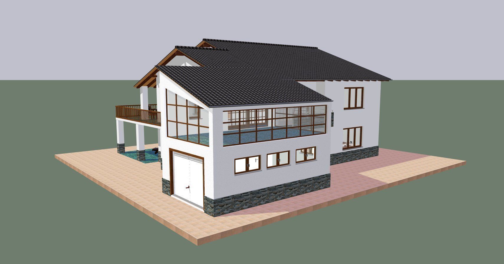House 23 3D print model_6