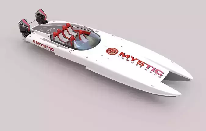 Powerboat C3800   3D model