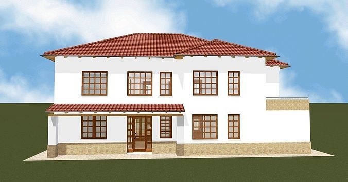 House 24 3D print model