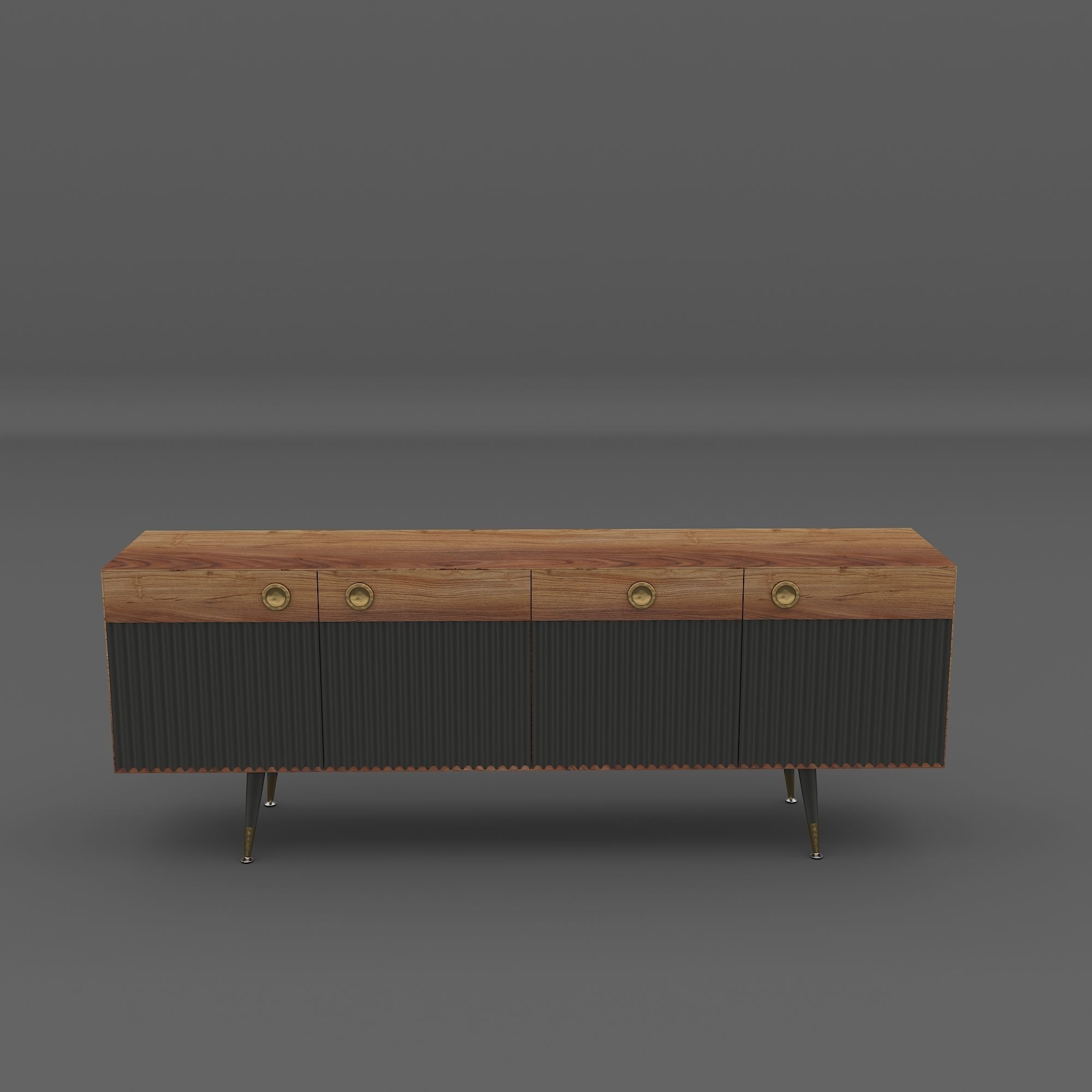 Console Dresser Classi 3D model_1