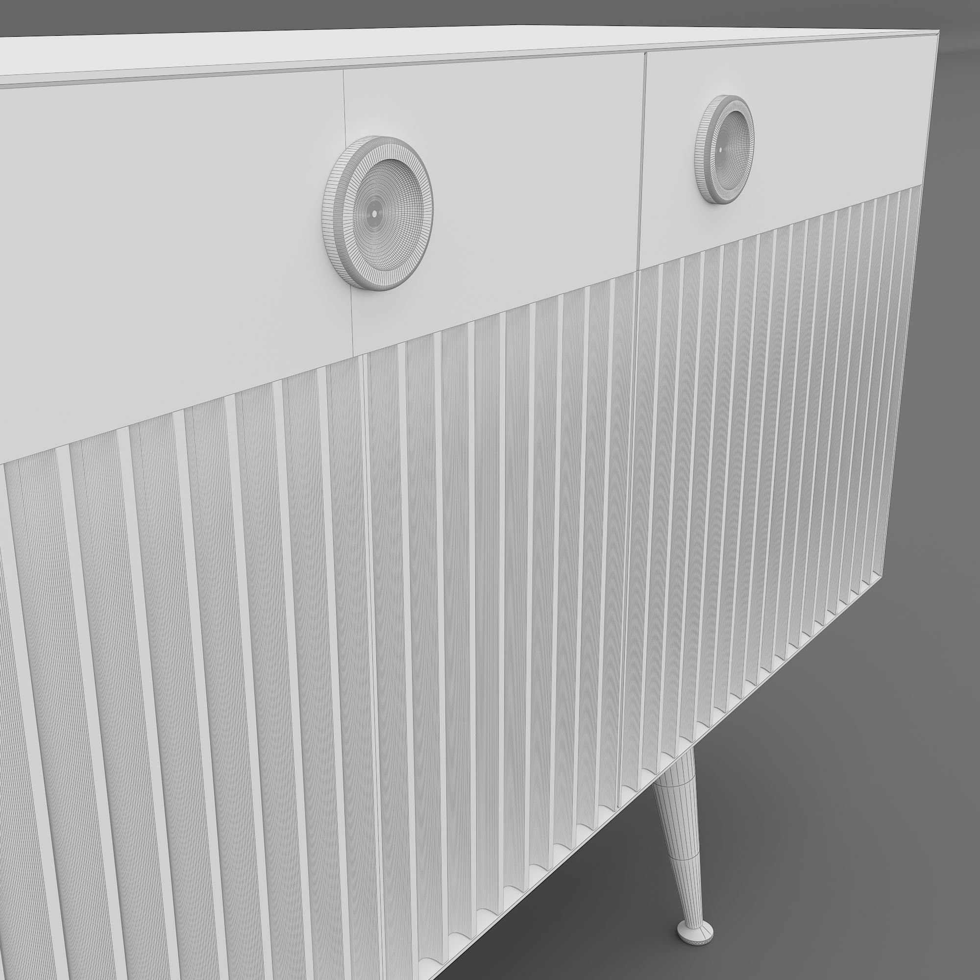Console Dresser Classi 3D model_12