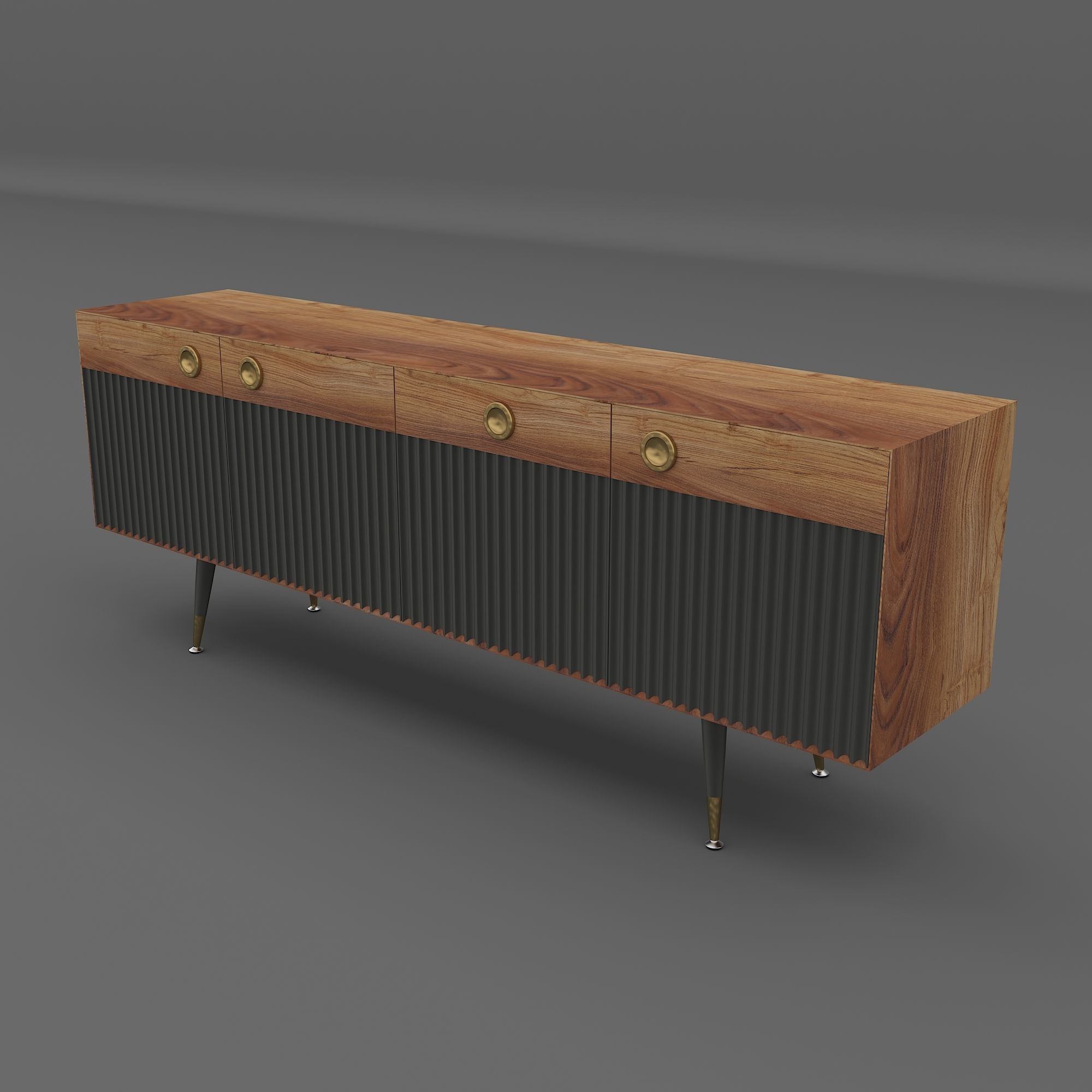Console Dresser Classi 3D model_2