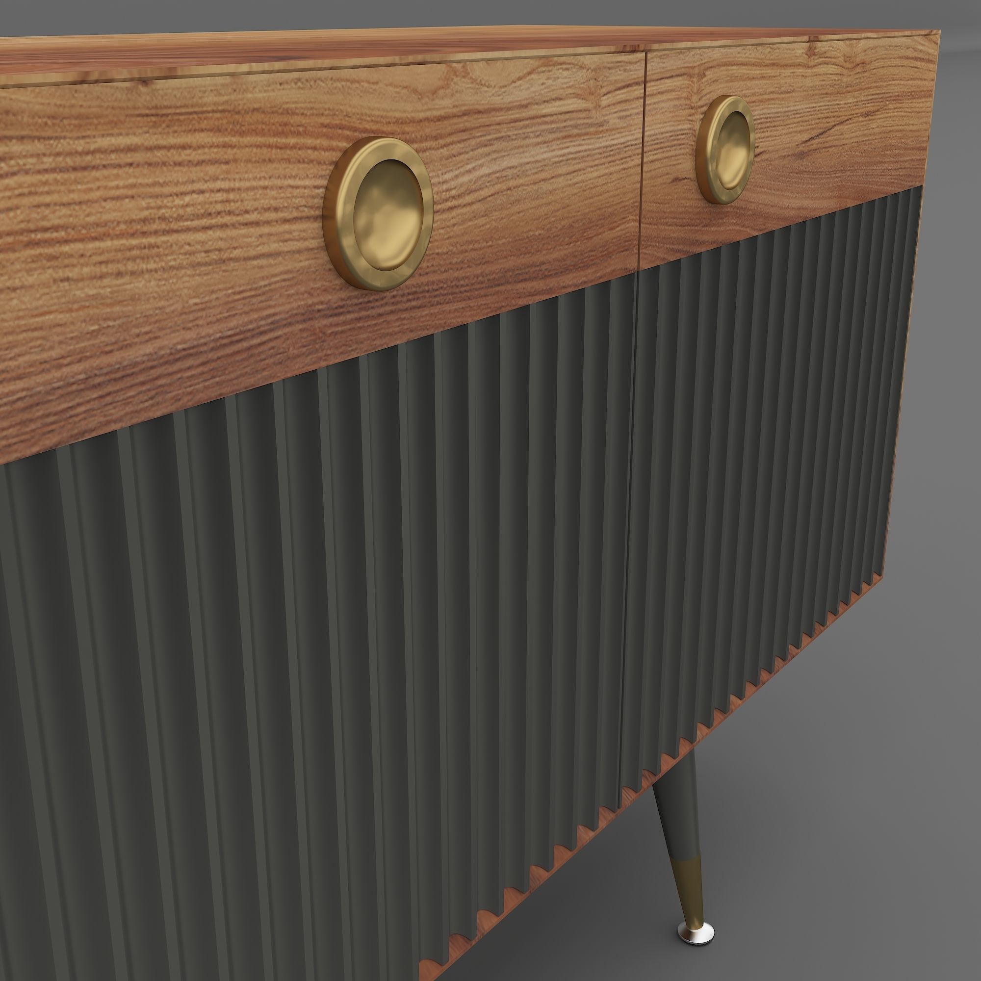Console Dresser Classi 3D model_5