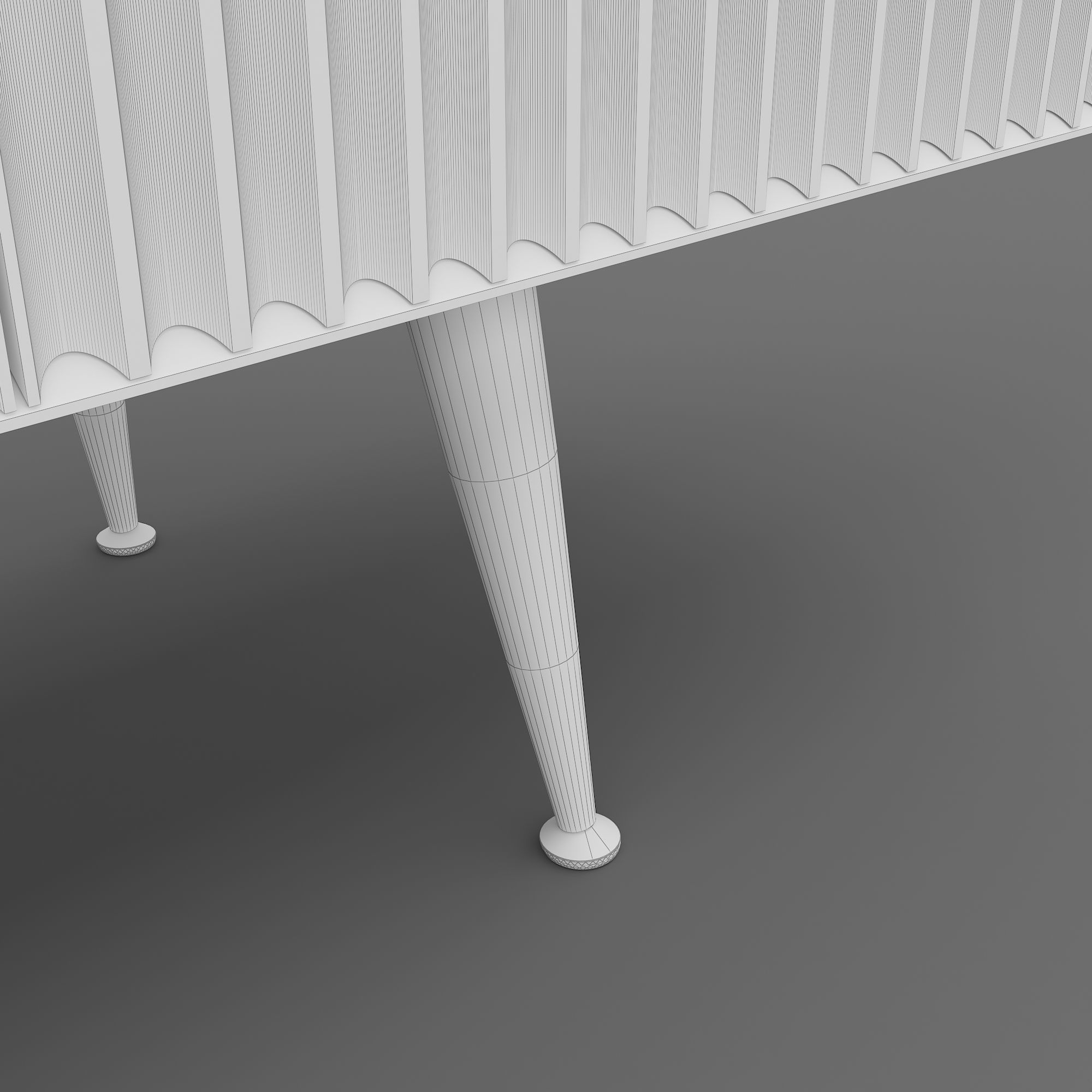 Console Dresser Classi 3D model_13