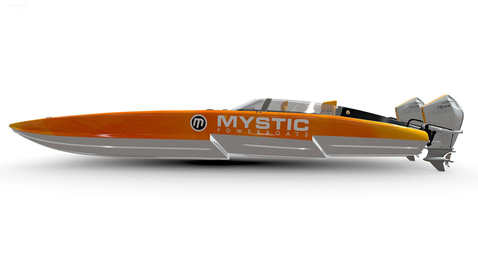 Powerboat C3800  3D model_3